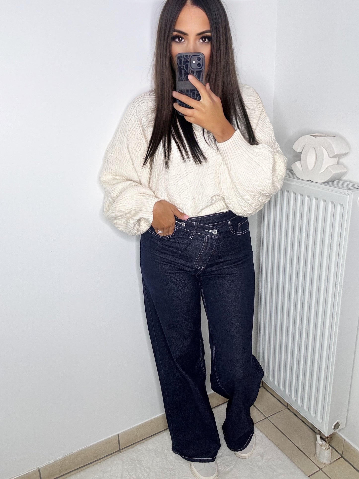 Jeans asymétrique